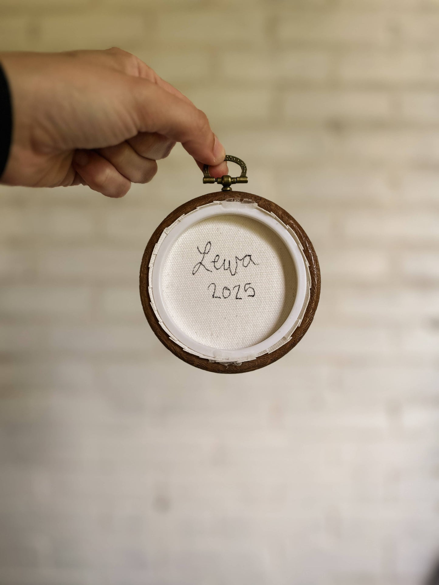 "Joy Finding Home" Circle Ornament