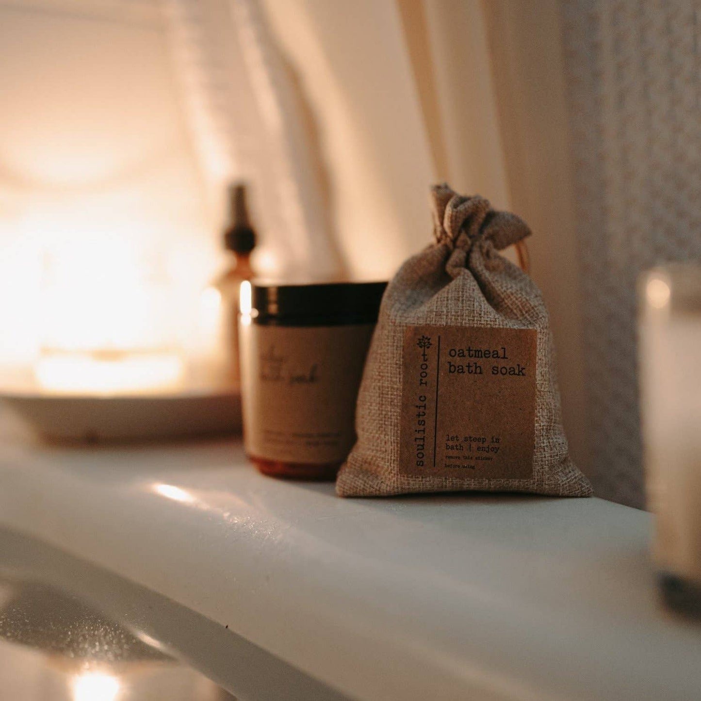 Herbal Oatmeal Bath Soak : Rose