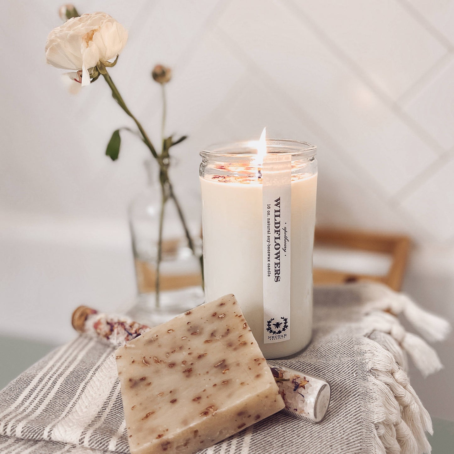 Wildflowers : Bath Soap (Vegan)