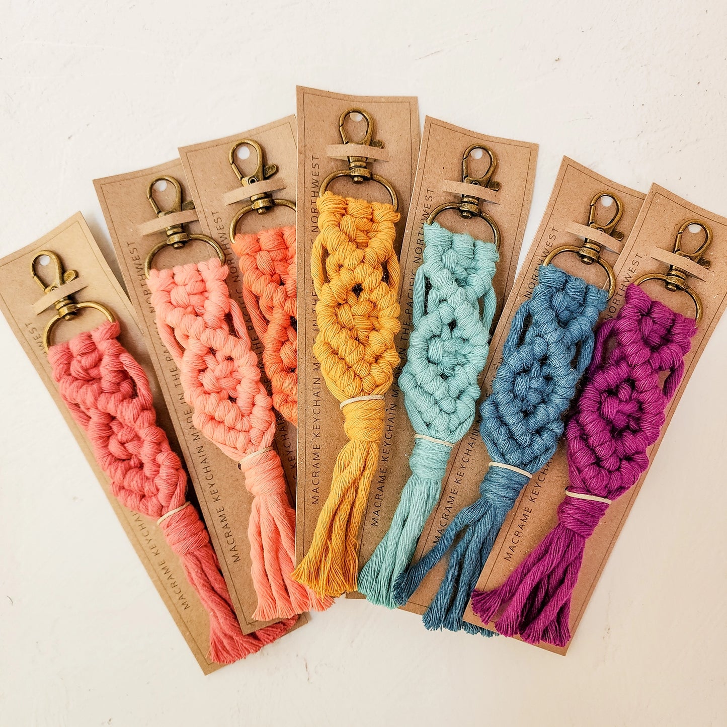 Macrame Keychains - Neutrals