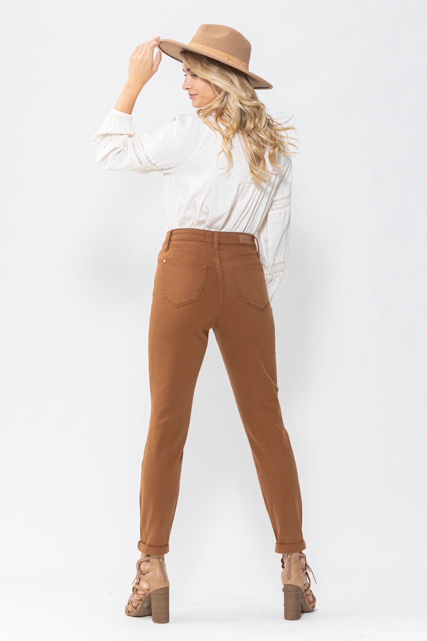 Judy Blue High Waist Brown Slim Fit