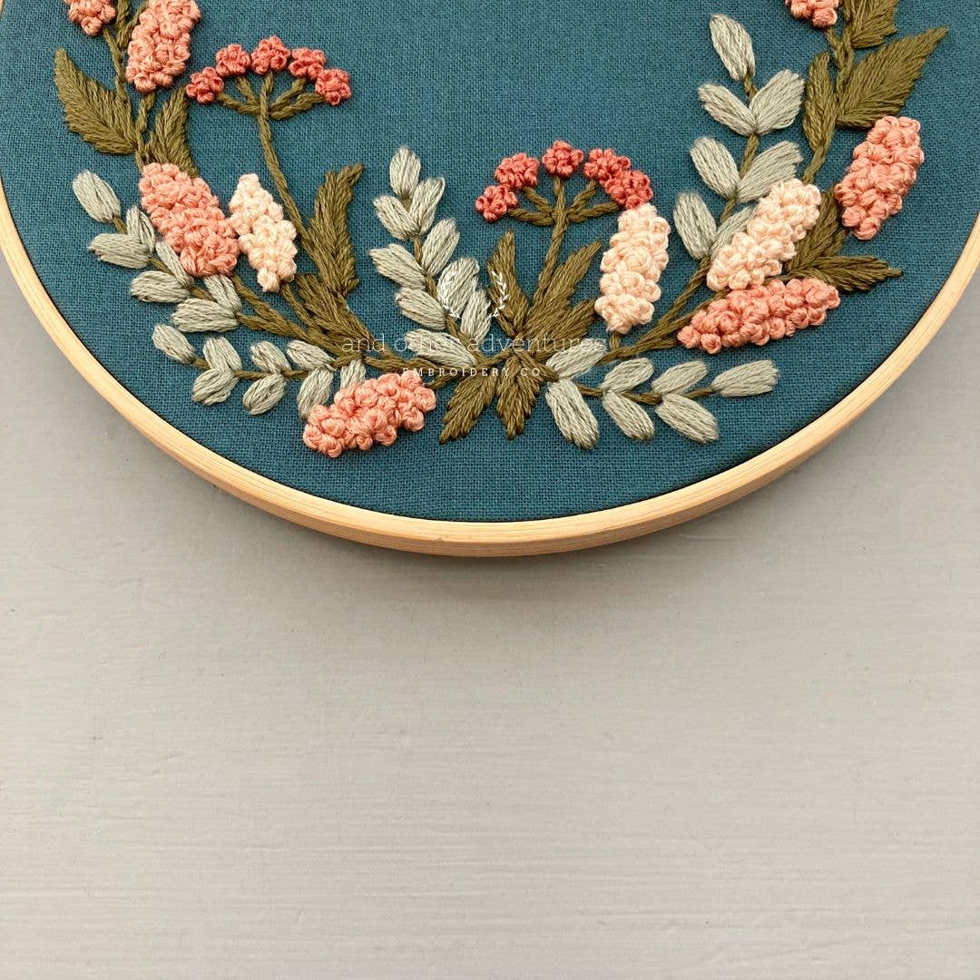 Hand Embroidery Kit - Kensington Apricot