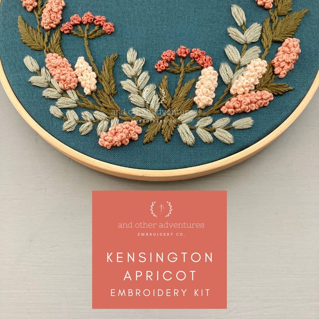 Hand Embroidery Kit - Kensington Apricot