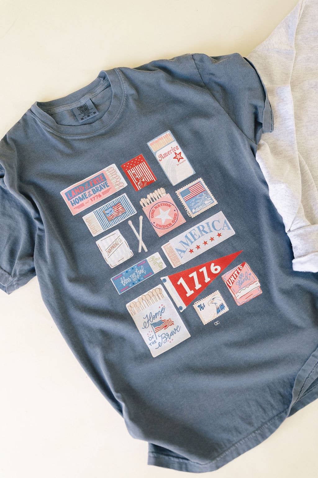 4th of July Match Box  Graphic Tee