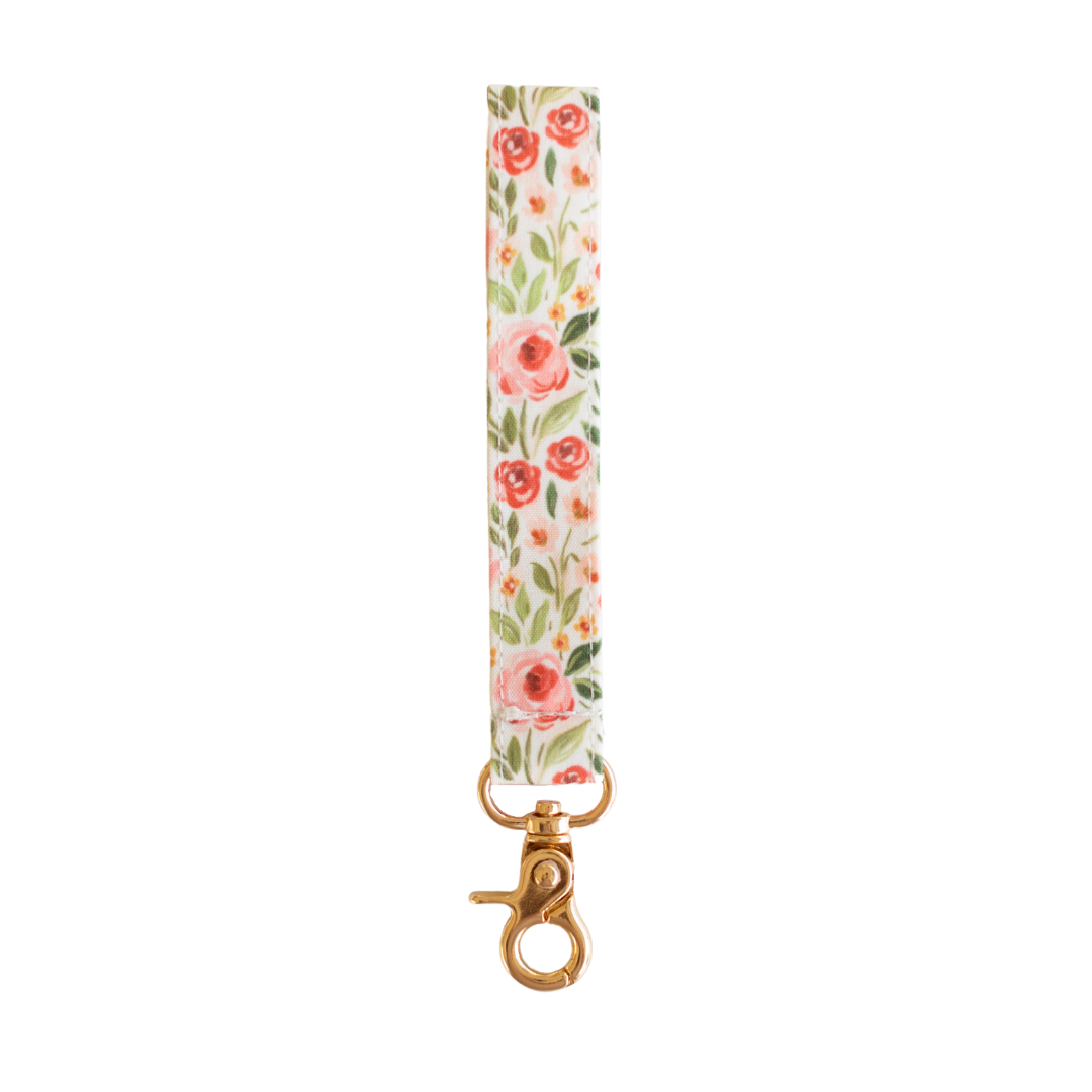 Spring Garden Wristlet Keychain