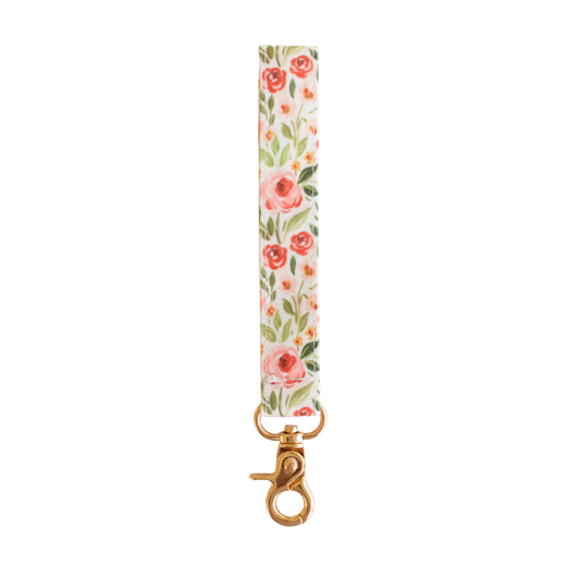 Spring Garden Wristlet Keychain