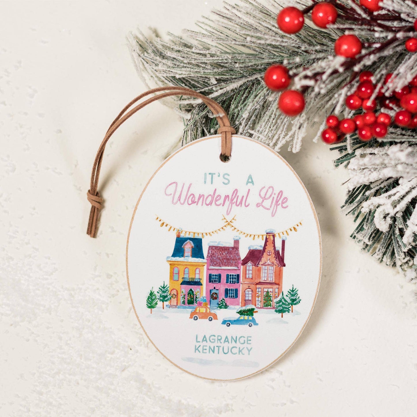 Oval Ornament - It's A Wonderful Life LaGrange Kentucky