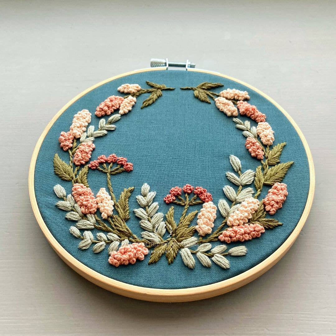 Hand Embroidery Kit - Kensington Apricot