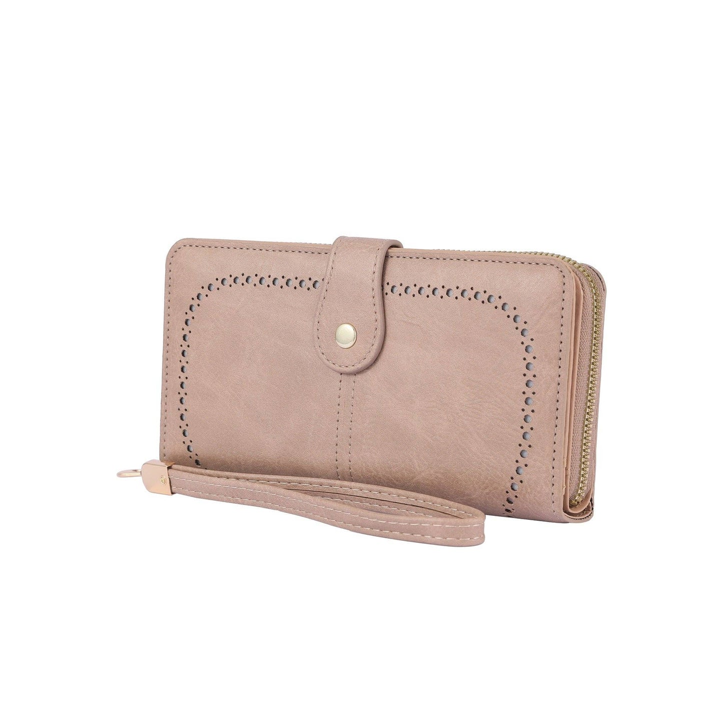 The Rachel Vegan Leather Wallet: Tan