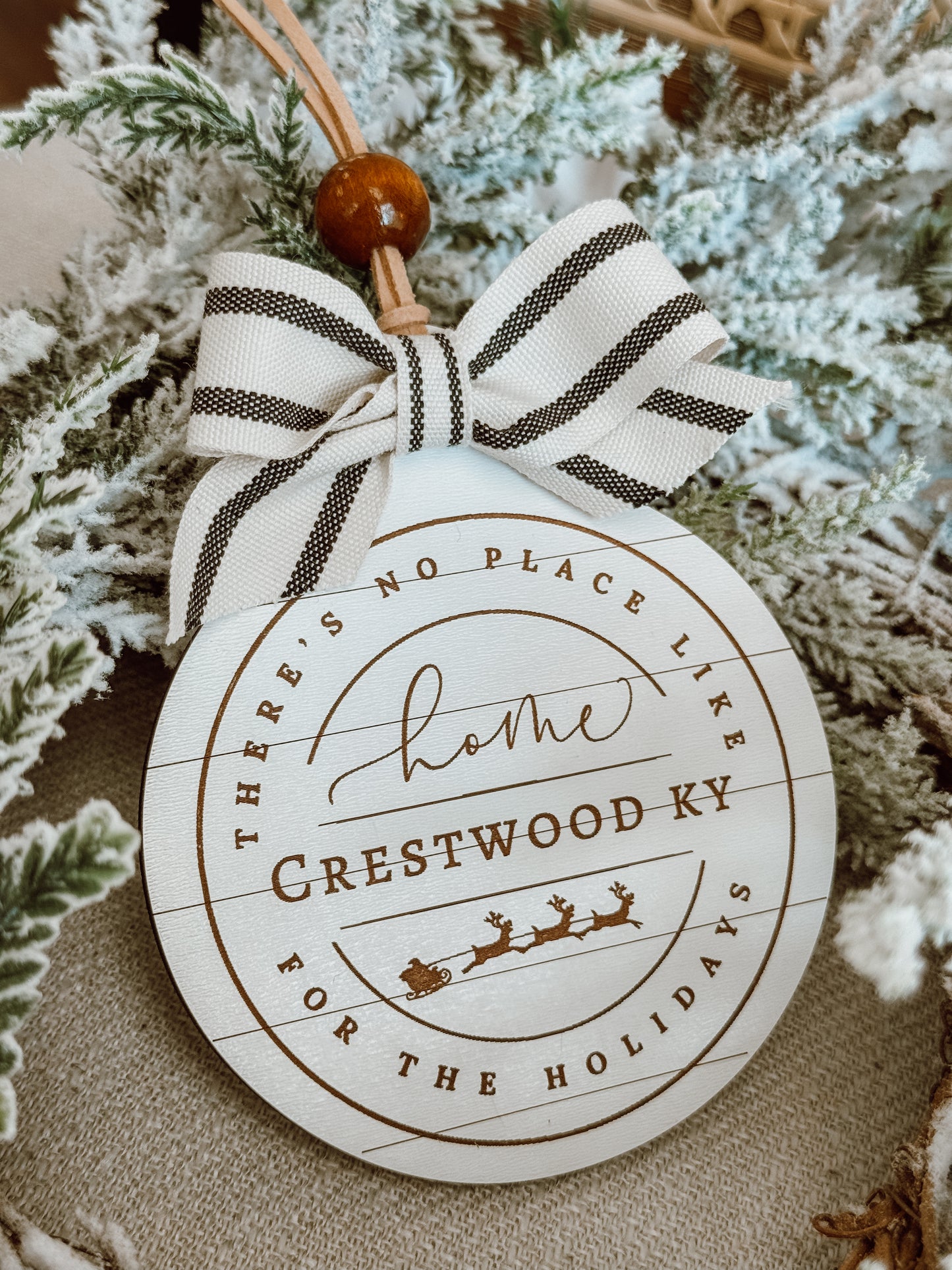 There's No Place Like Home Ornament (City/State)