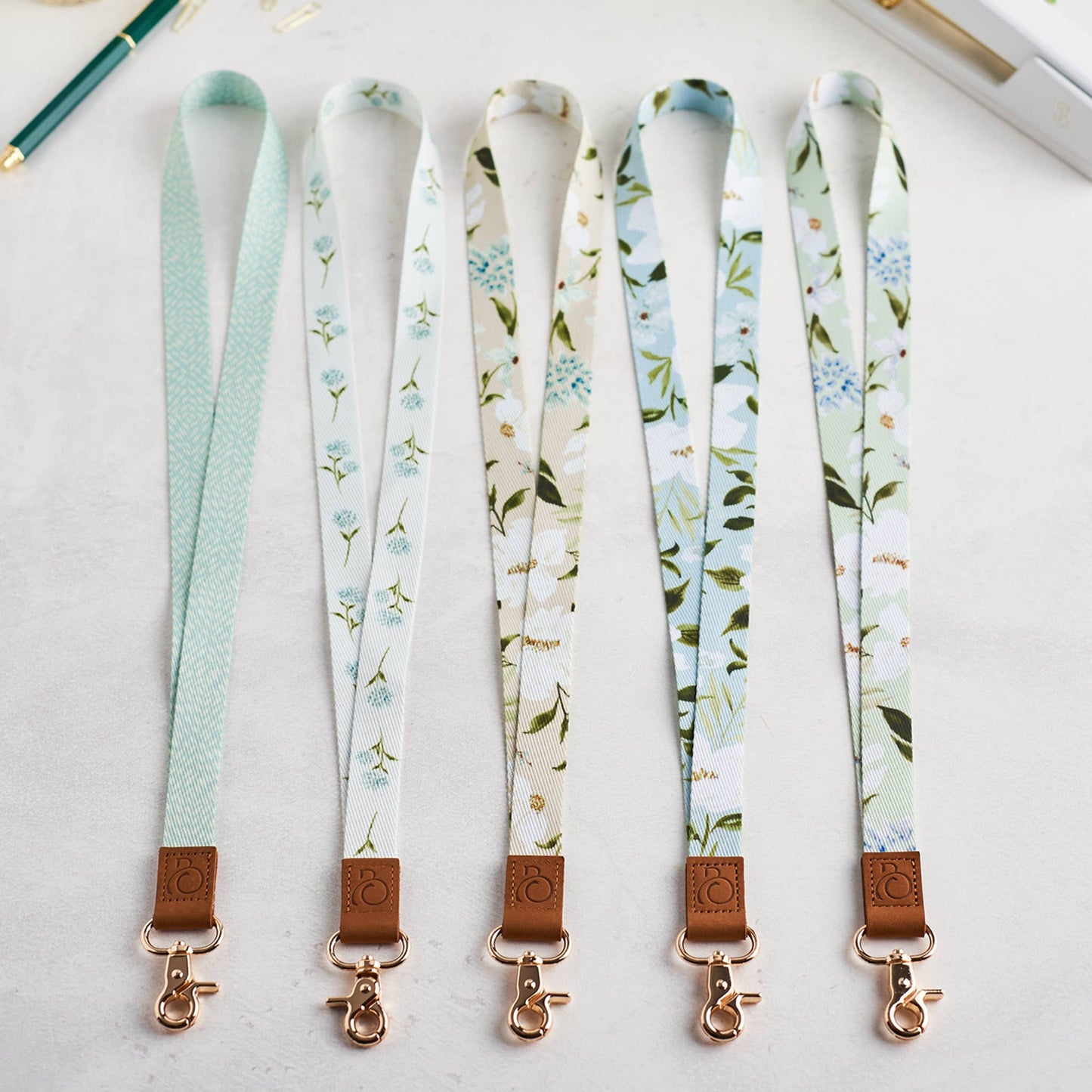Neck Lanyard: Blue Diamond