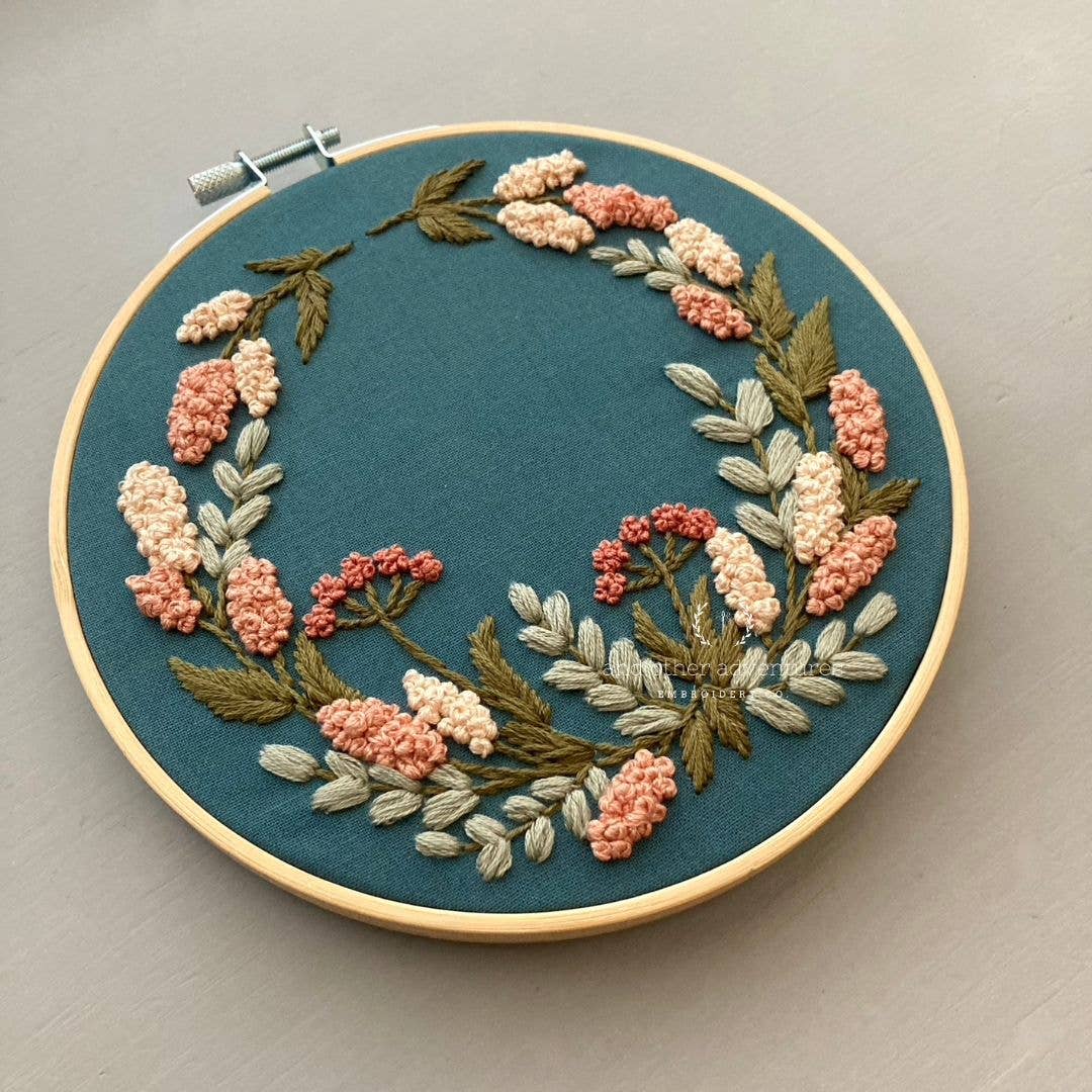 Hand Embroidery Kit - Kensington Apricot