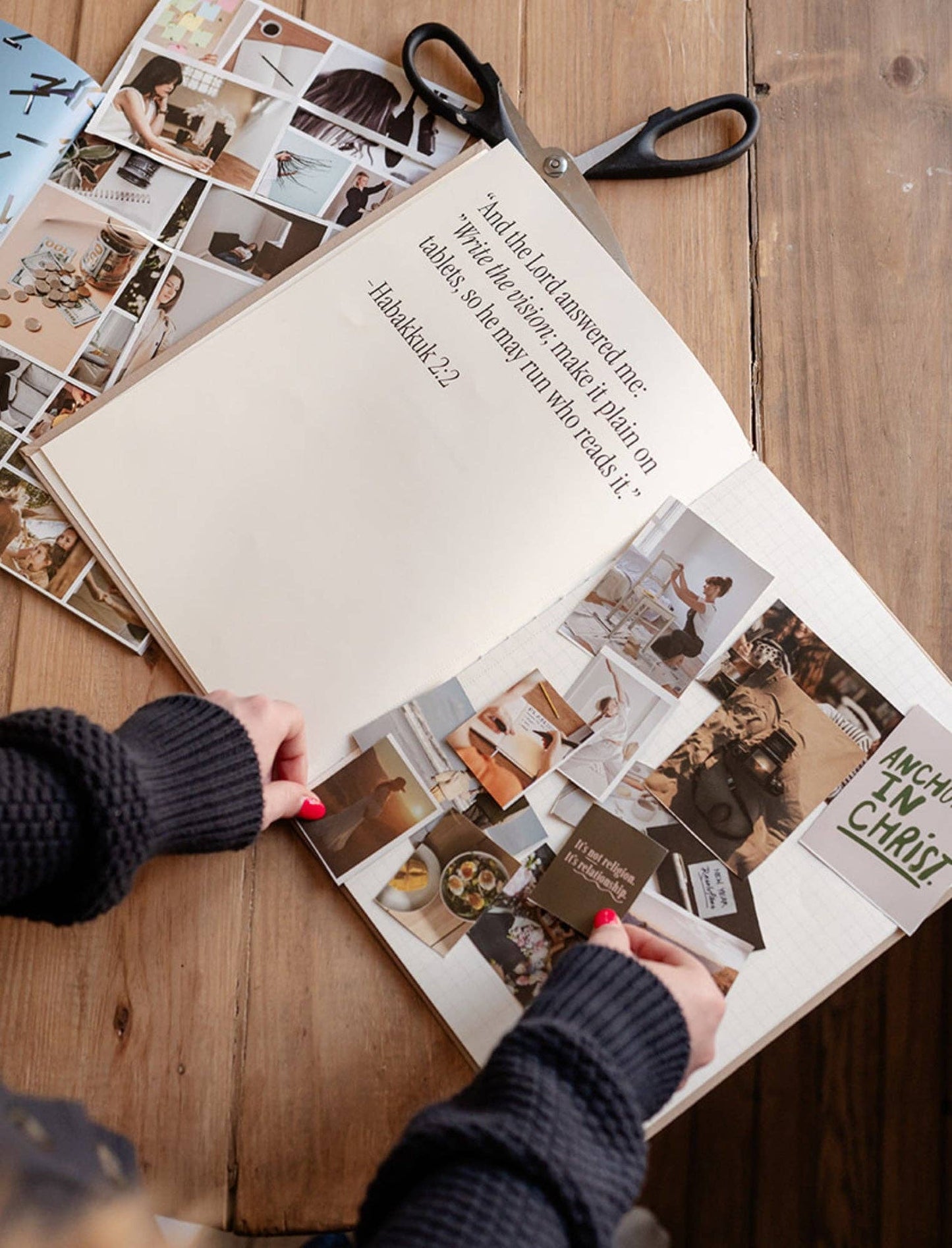 Prayer Board Journal & Prayer Board Image Book Combo