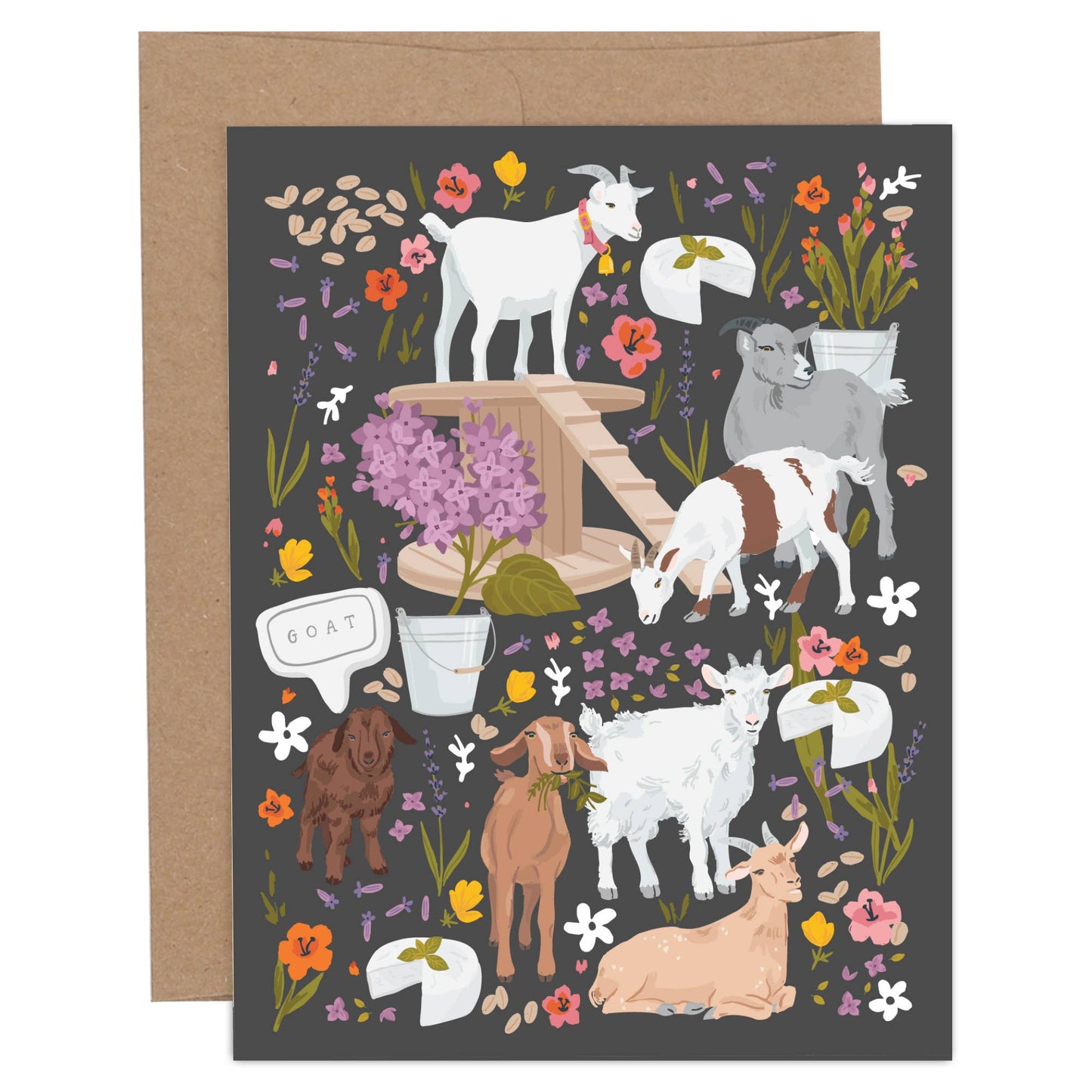 Goats Everyday Greeting Card