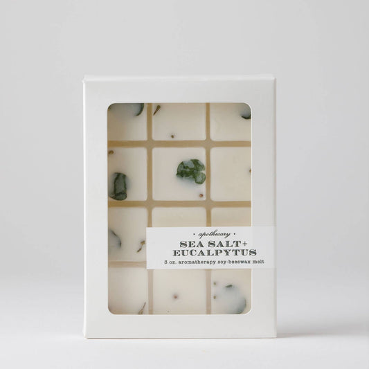Sea Salt + Eucalyptus : Apothecary Wax Melt