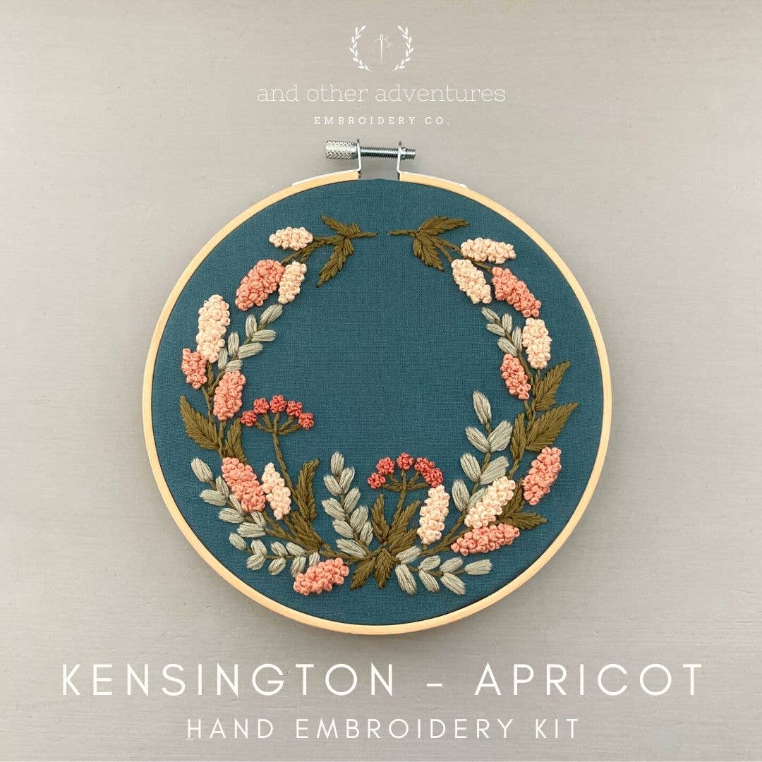 Hand Embroidery Kit - Kensington Apricot