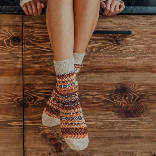 Nordic Socks Soft COZY™  (Asenka - Pumpkin)