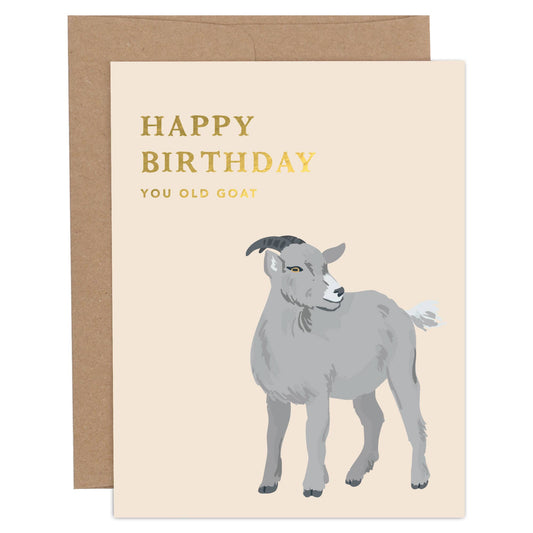 Happy Birthday You Old Goat Greeting Card