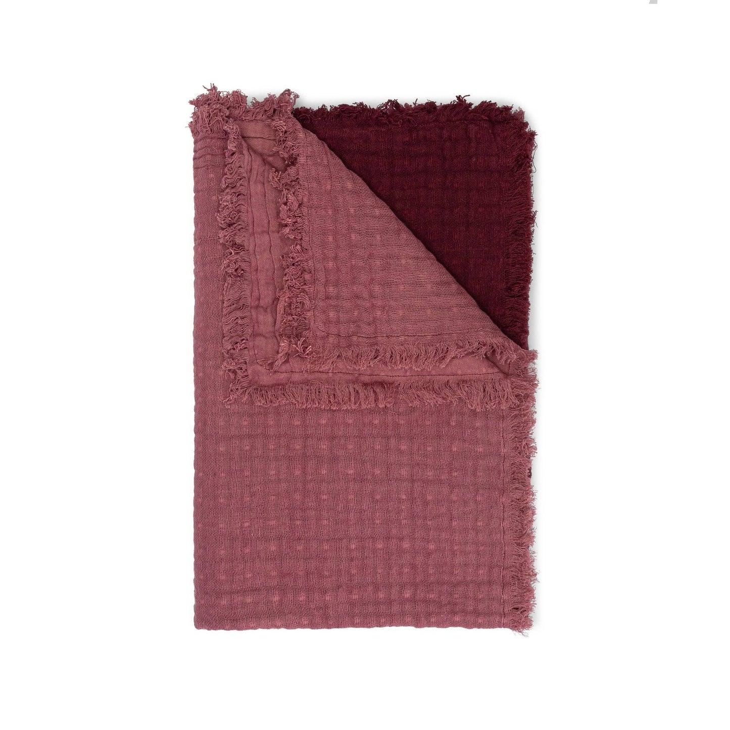 Orchid Ombre Muslin Blanket