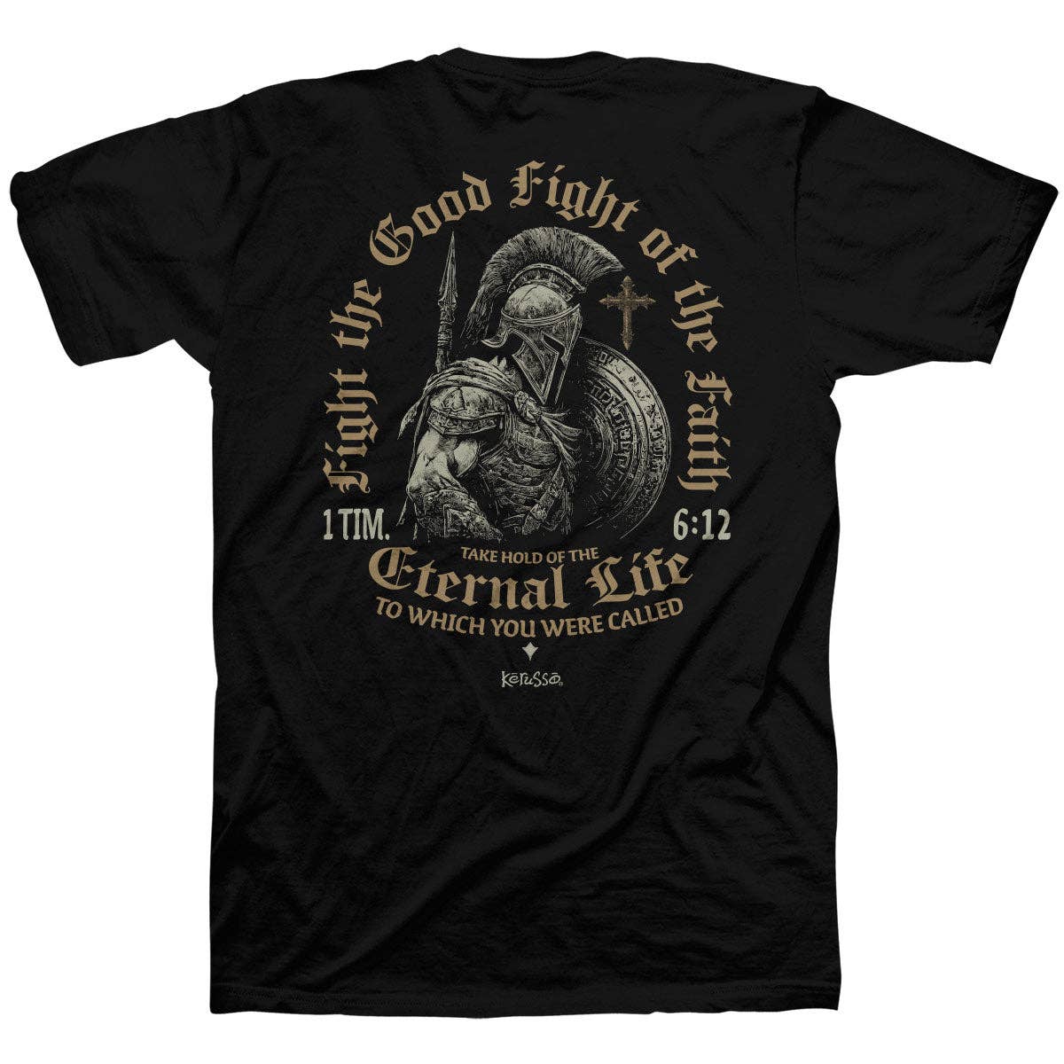 Men's Christian T-Shirt Fight The Good Fight