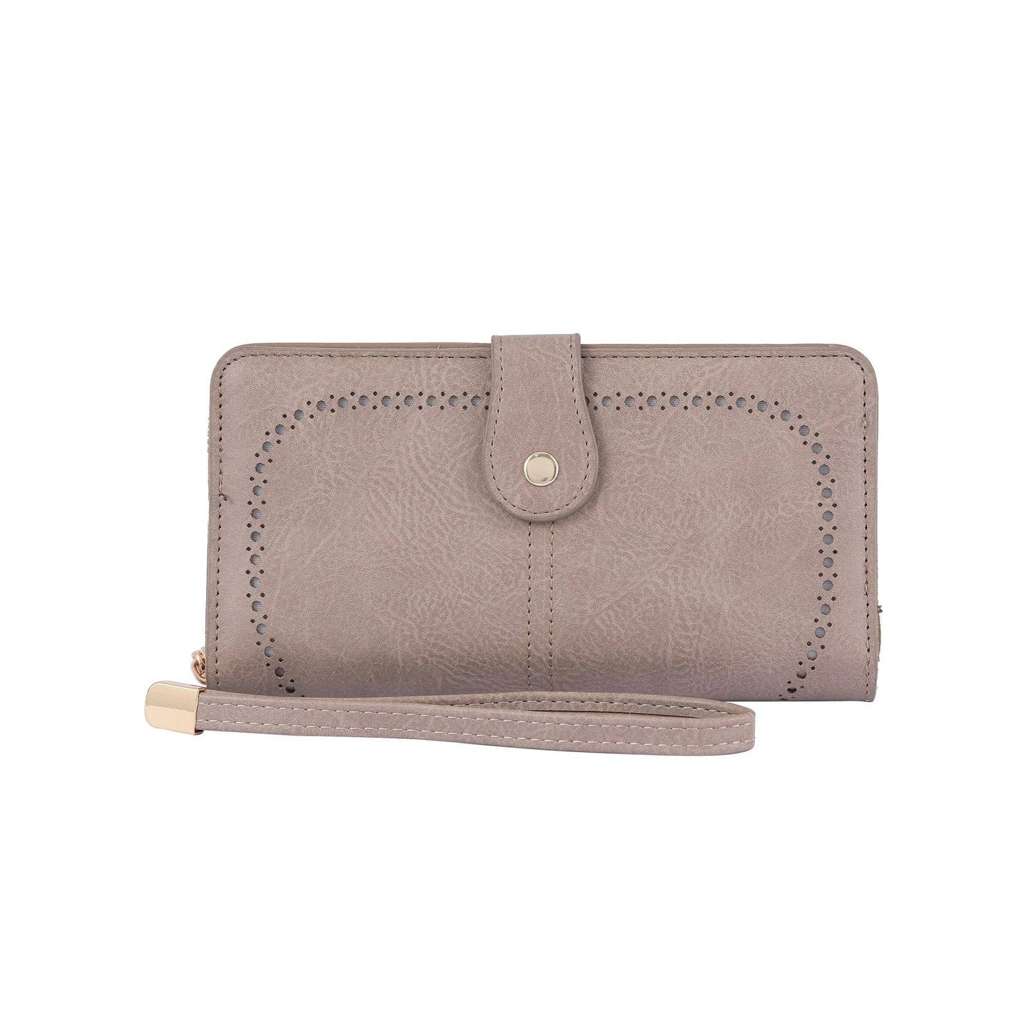 The Rachel Vegan Leather Wallet: Tan