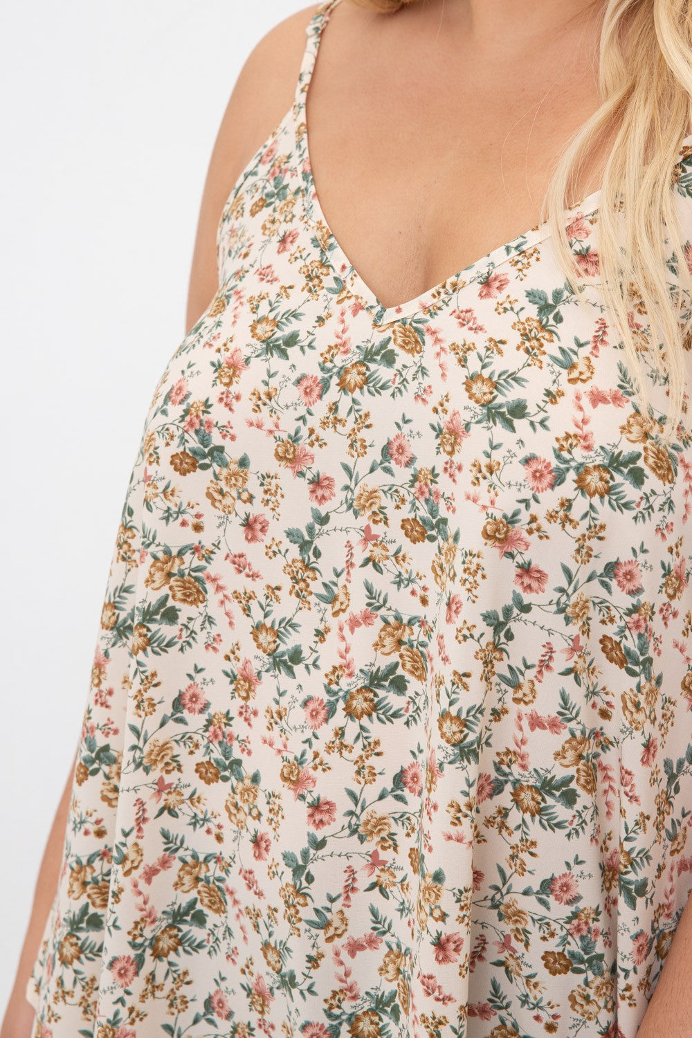 The Poppy Floral Tank (Small-3X)