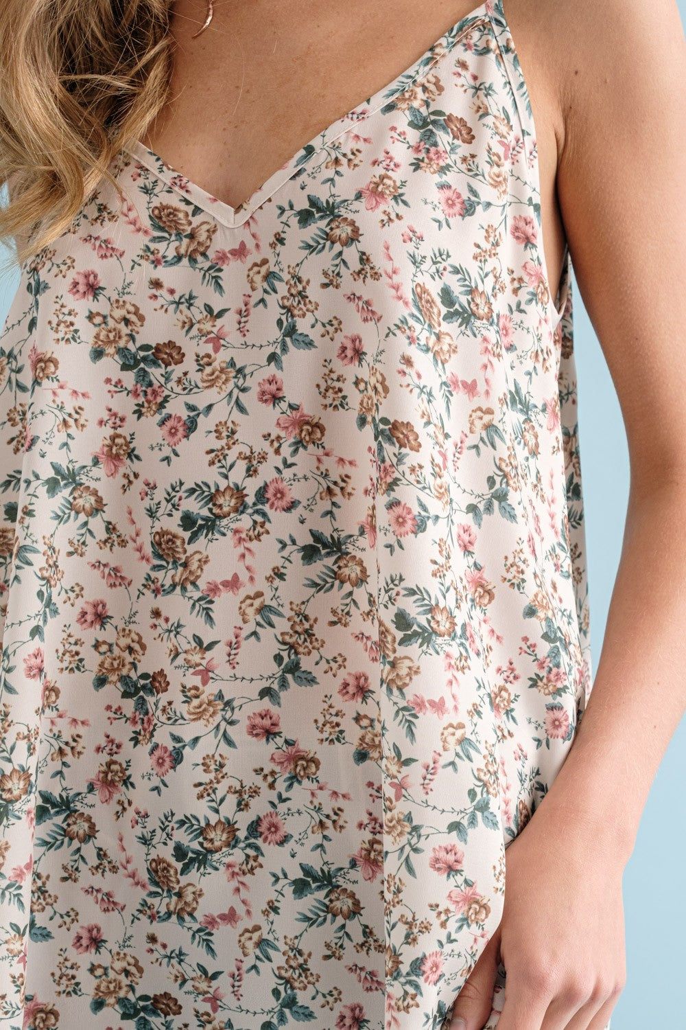 The Poppy Floral Tank (Small-3X)