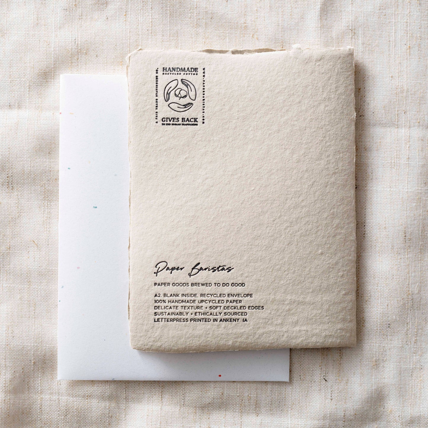 I give thanks for you | Christian Religious Greeting Card -  Blank Inside.