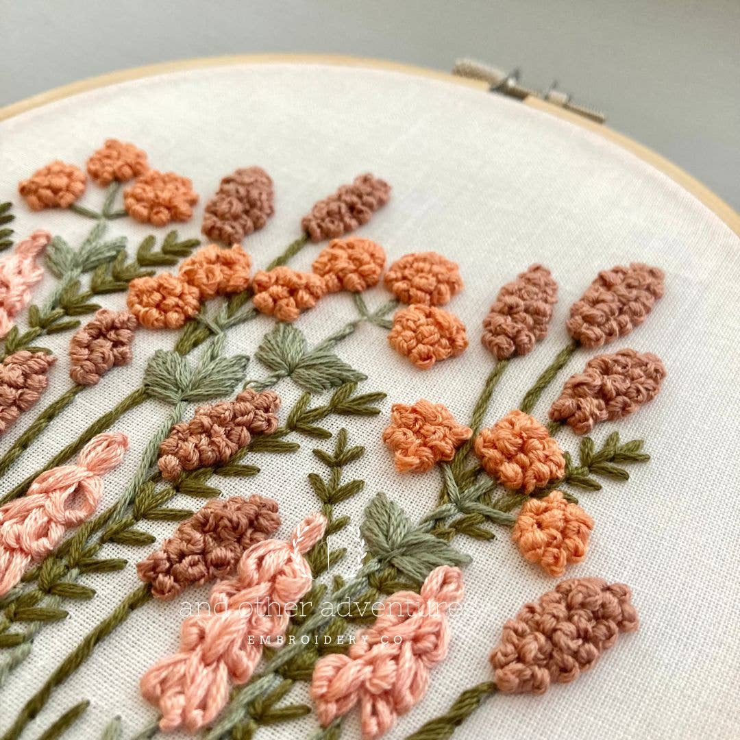 Embroidery Kit  - Avonlea in Terracotta