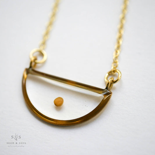 Mustard Seed Necklace - Demi Lune Faith Jewelry: 18"