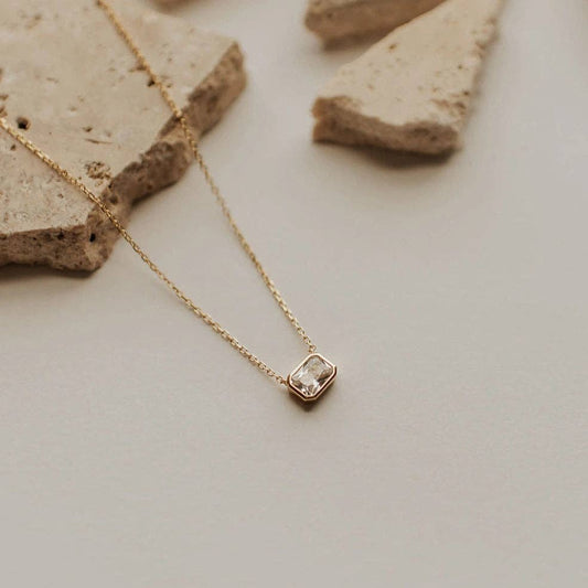 Blair Diamond Necklace: Silver