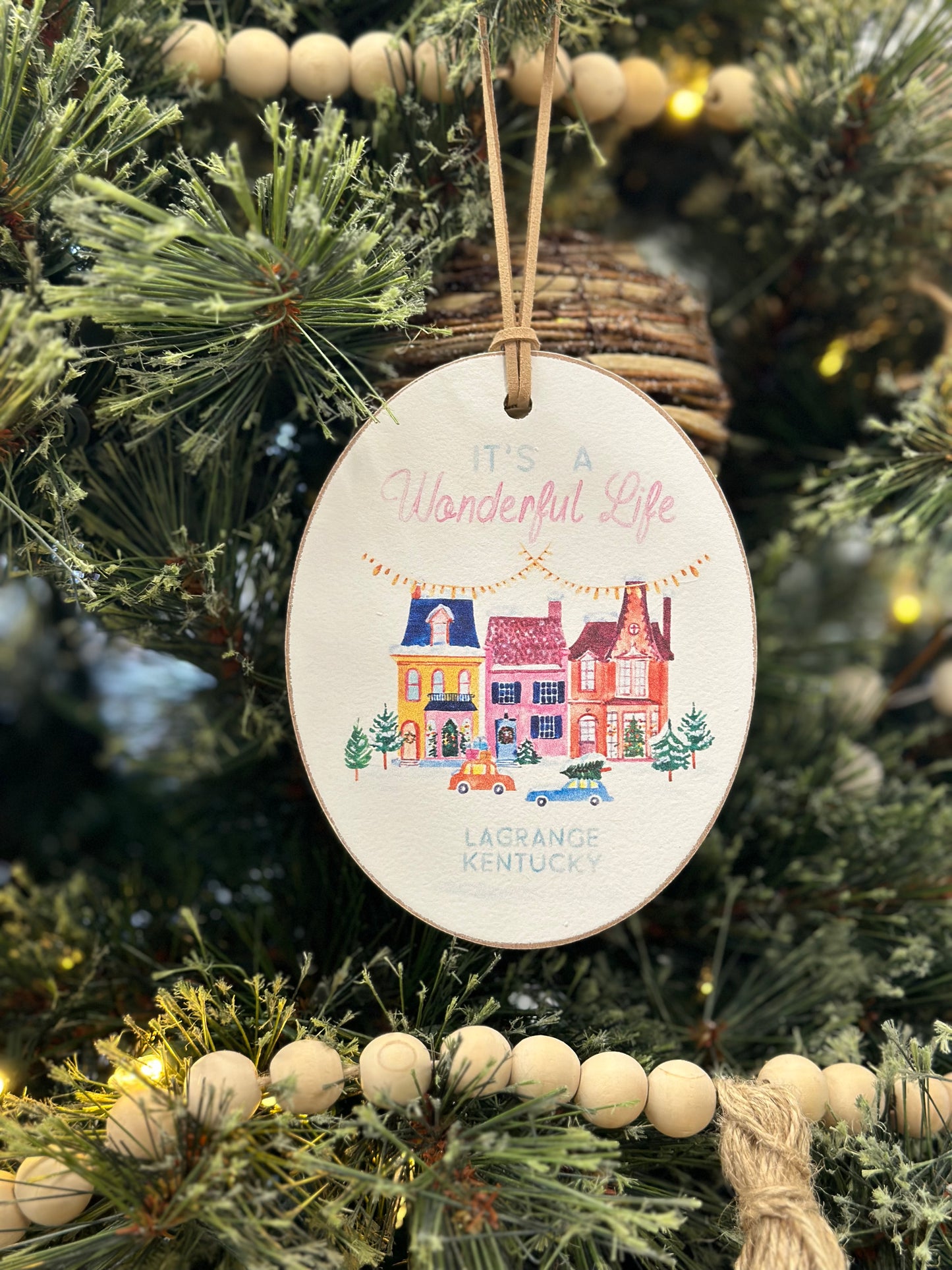 Oval Ornament - It's A Wonderful Life LaGrange Kentucky