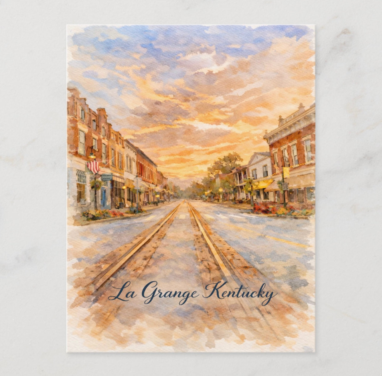 La Grange Kentucky Postcard