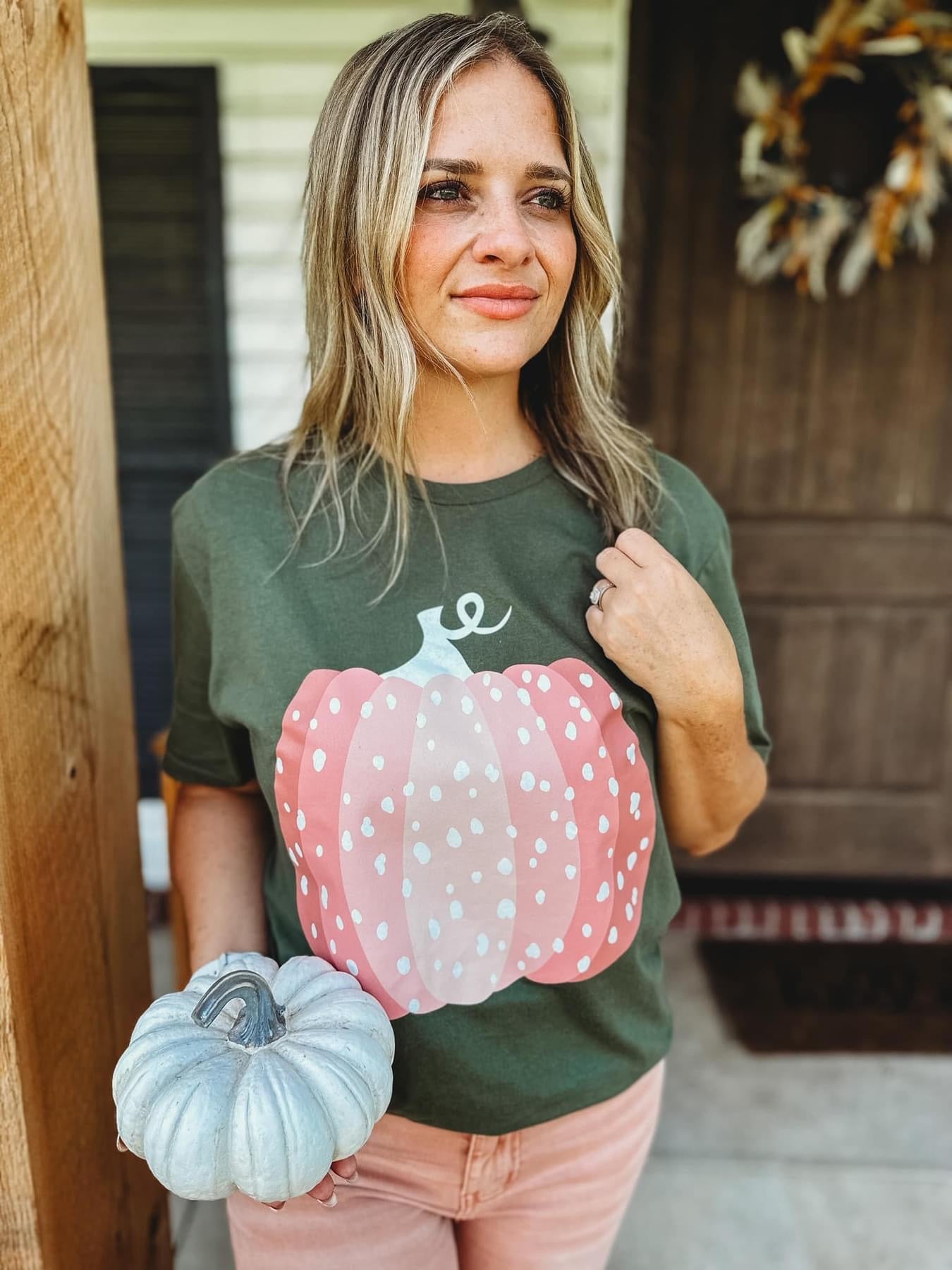 Blush Pumpkin Graphic Tee