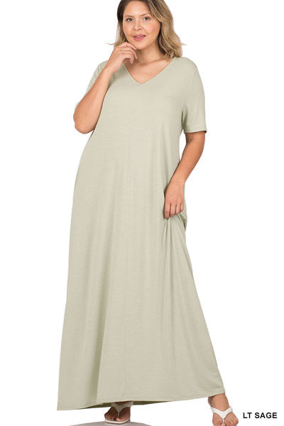 Sage Green Maxi Dress