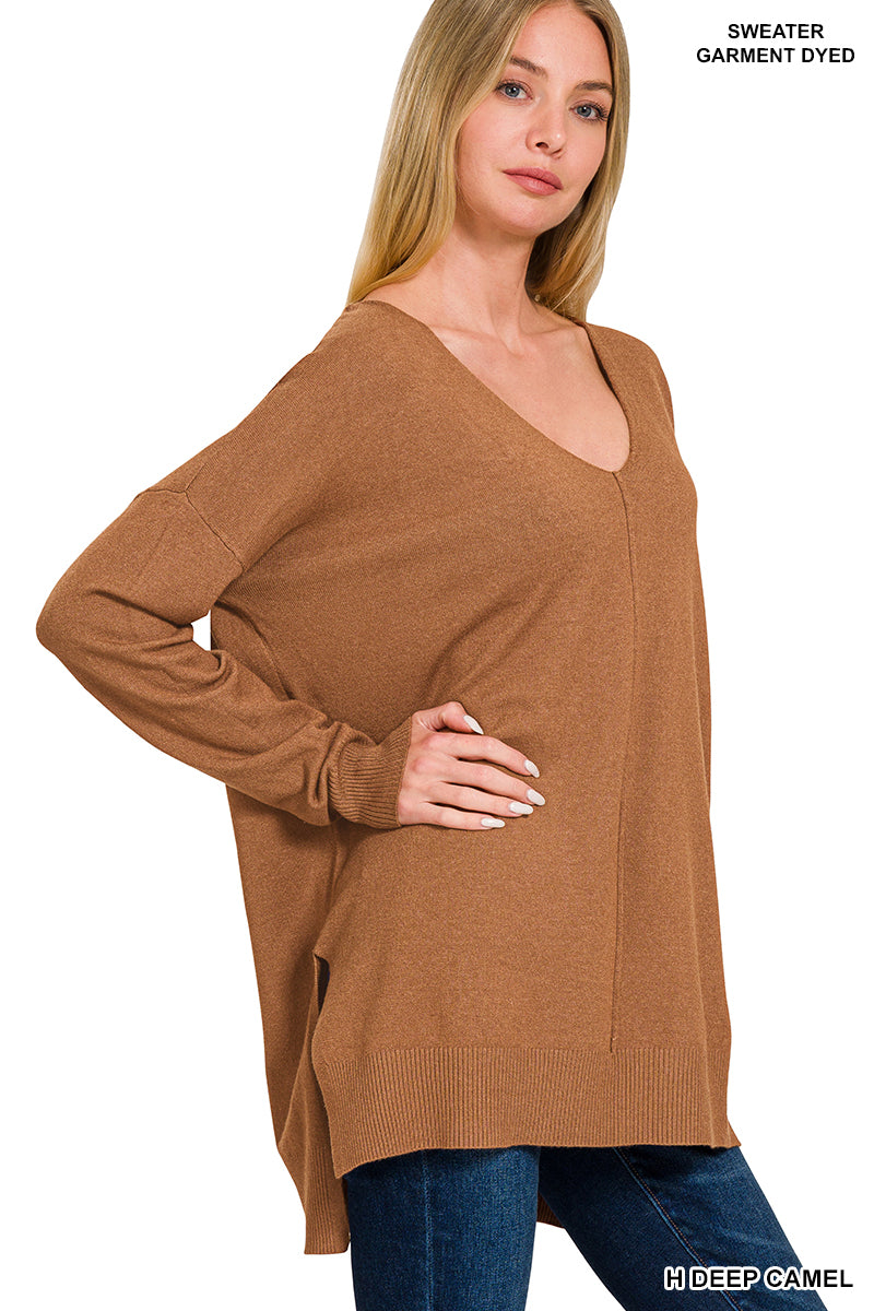 The Harmony Sweater - Deep Camel (S-3X)