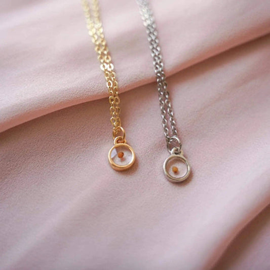 Mustard Seed Faith Necklace: Silver / 19 Inches