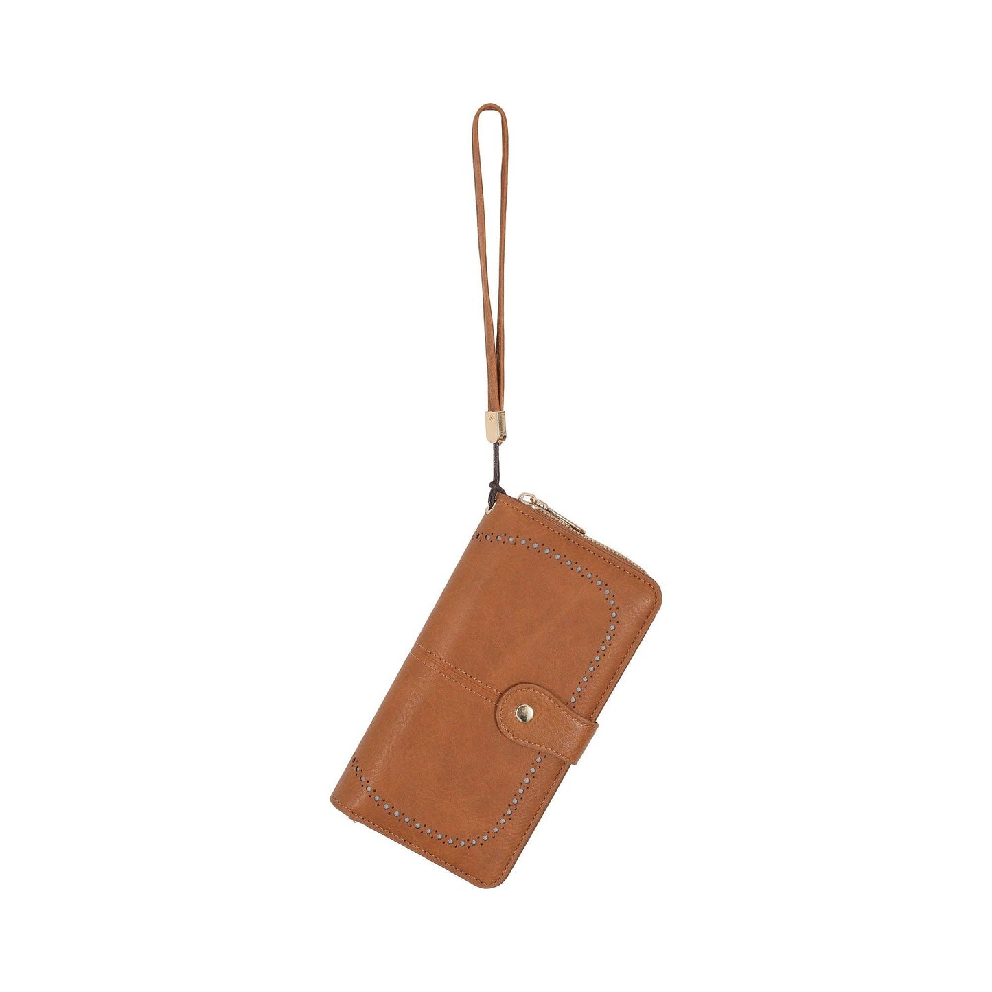 The Rachel Vegan Leather Wallet: Tan