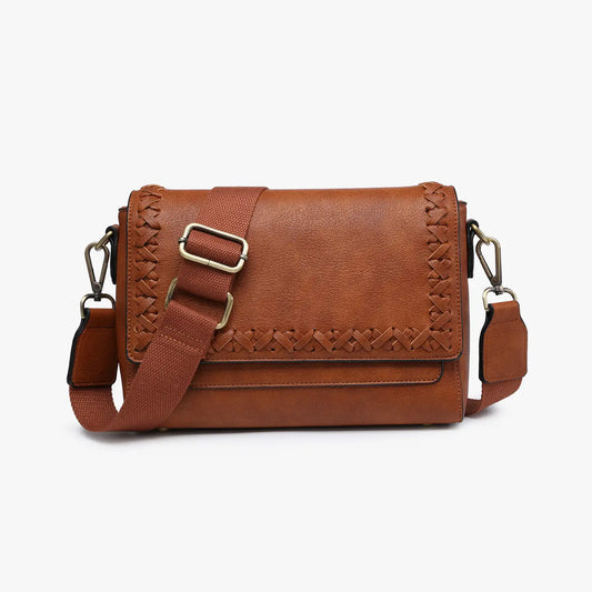 The Francesca Crossbody - Brown