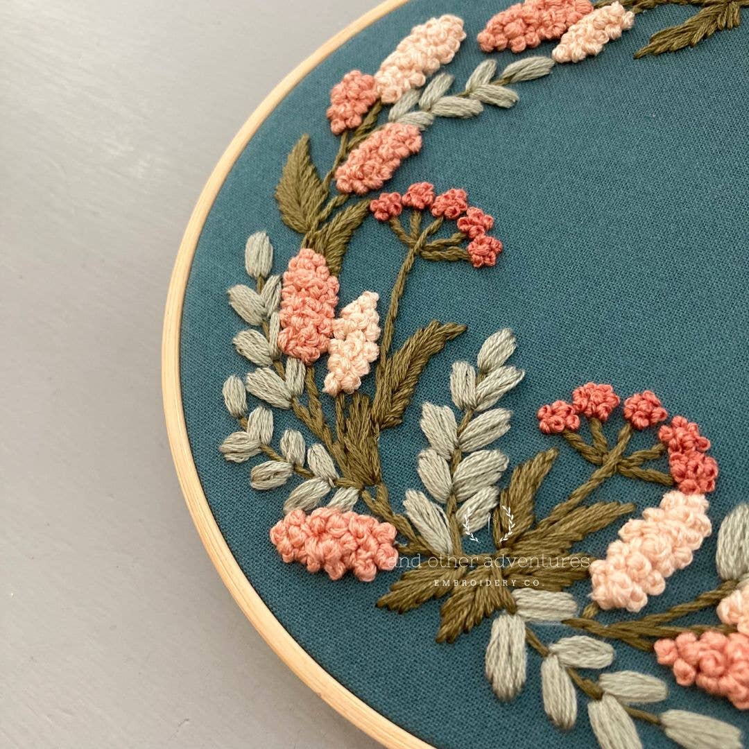 Hand Embroidery Kit - Kensington Apricot