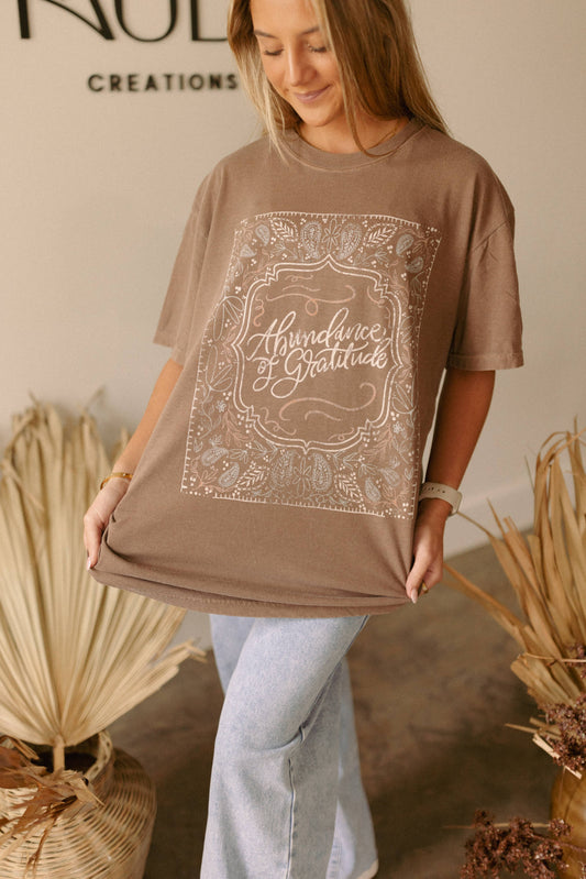 Abundance Of Gratitude Graphic Tee