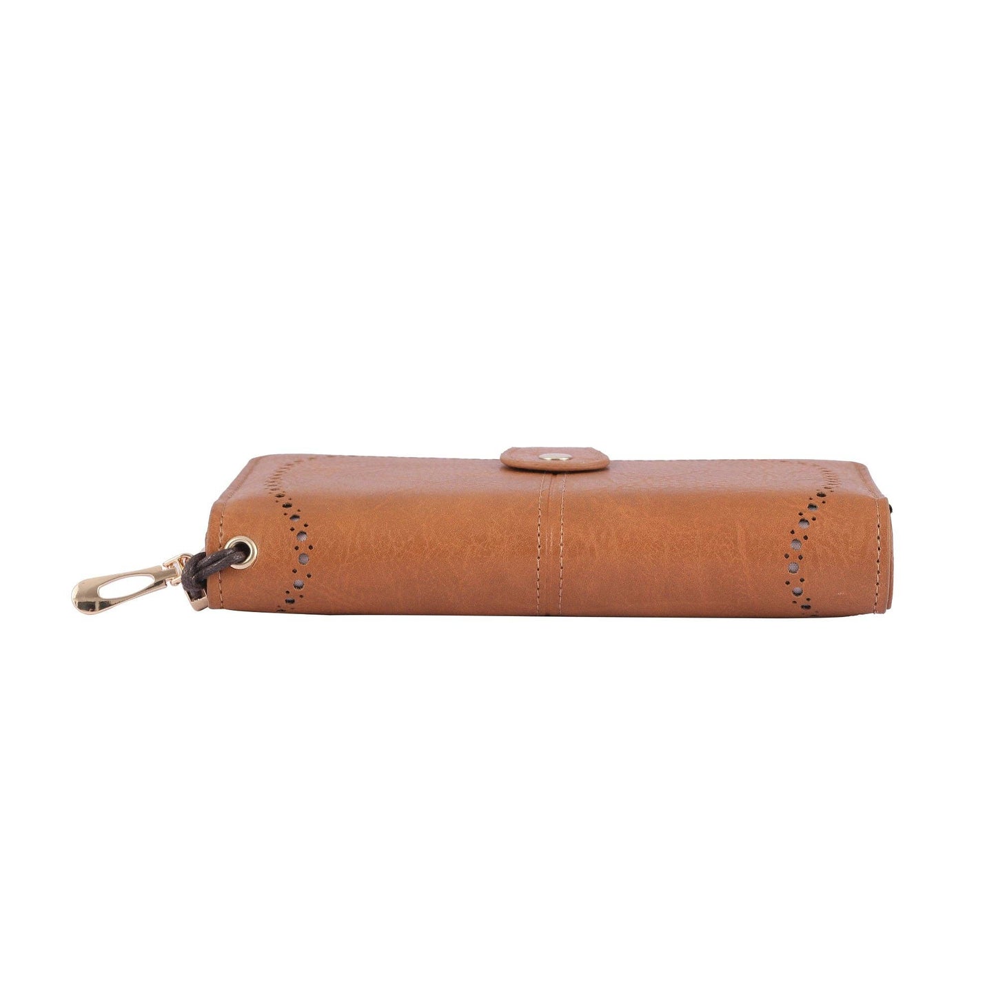 The Rachel Vegan Leather Wallet: Tan