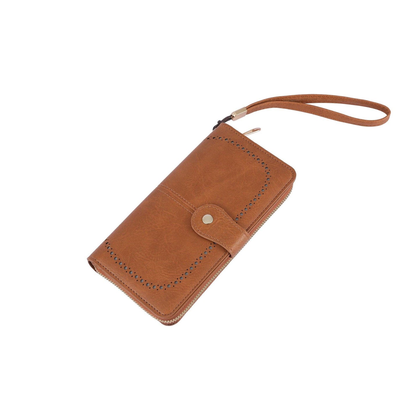 The Rachel Vegan Leather Wallet: Tan