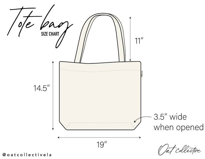 SAVED BY GRACE Canvas Tote Bag: ONE SIZE / NATURAL