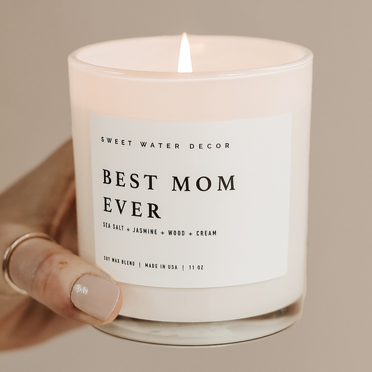 Best Mom Ever! 11 oz Soy Candle - Home Decor & Gifts