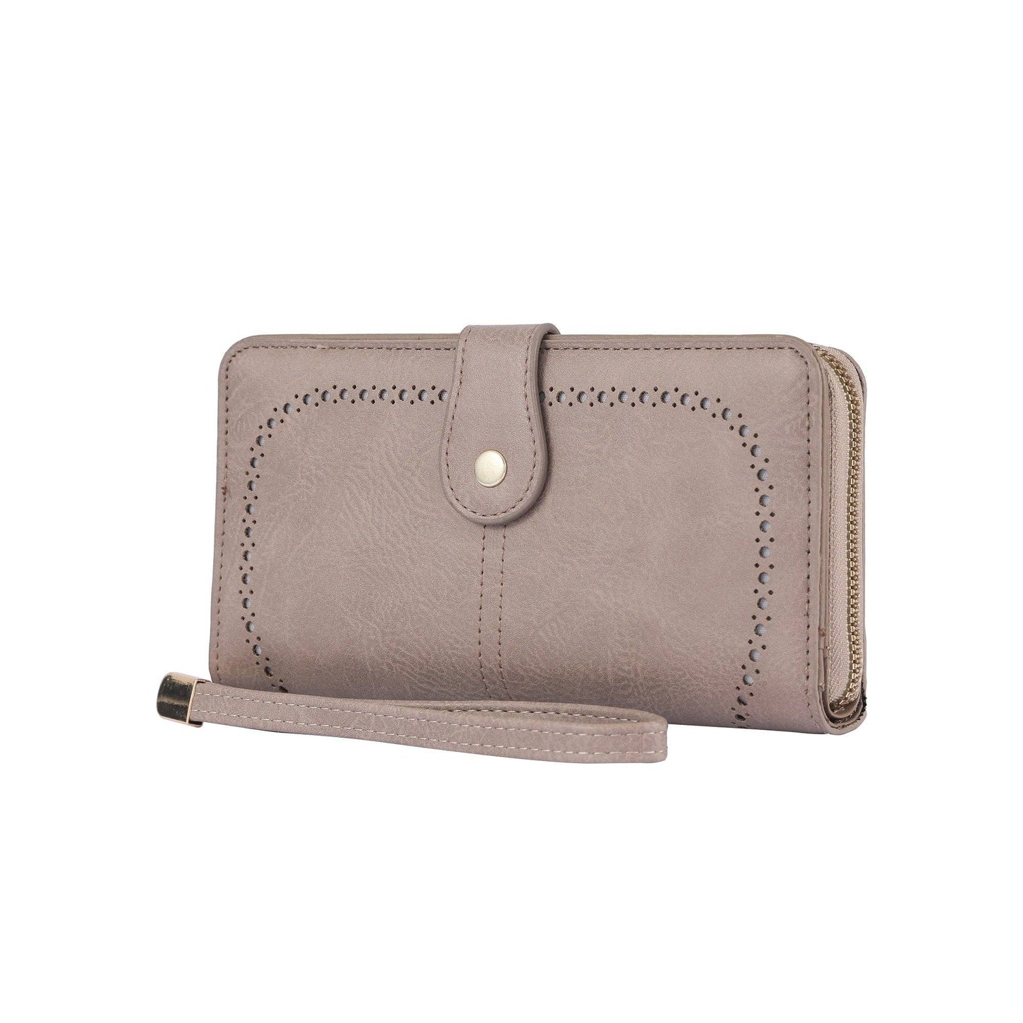 The Rachel Vegan Leather Wallet: Tan