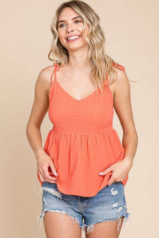 The Lainy Cami Top (Sugar Coral)