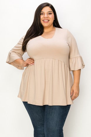 The Taupe Tunic Top