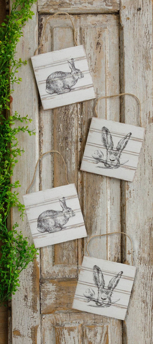 Mini Bunnies signs