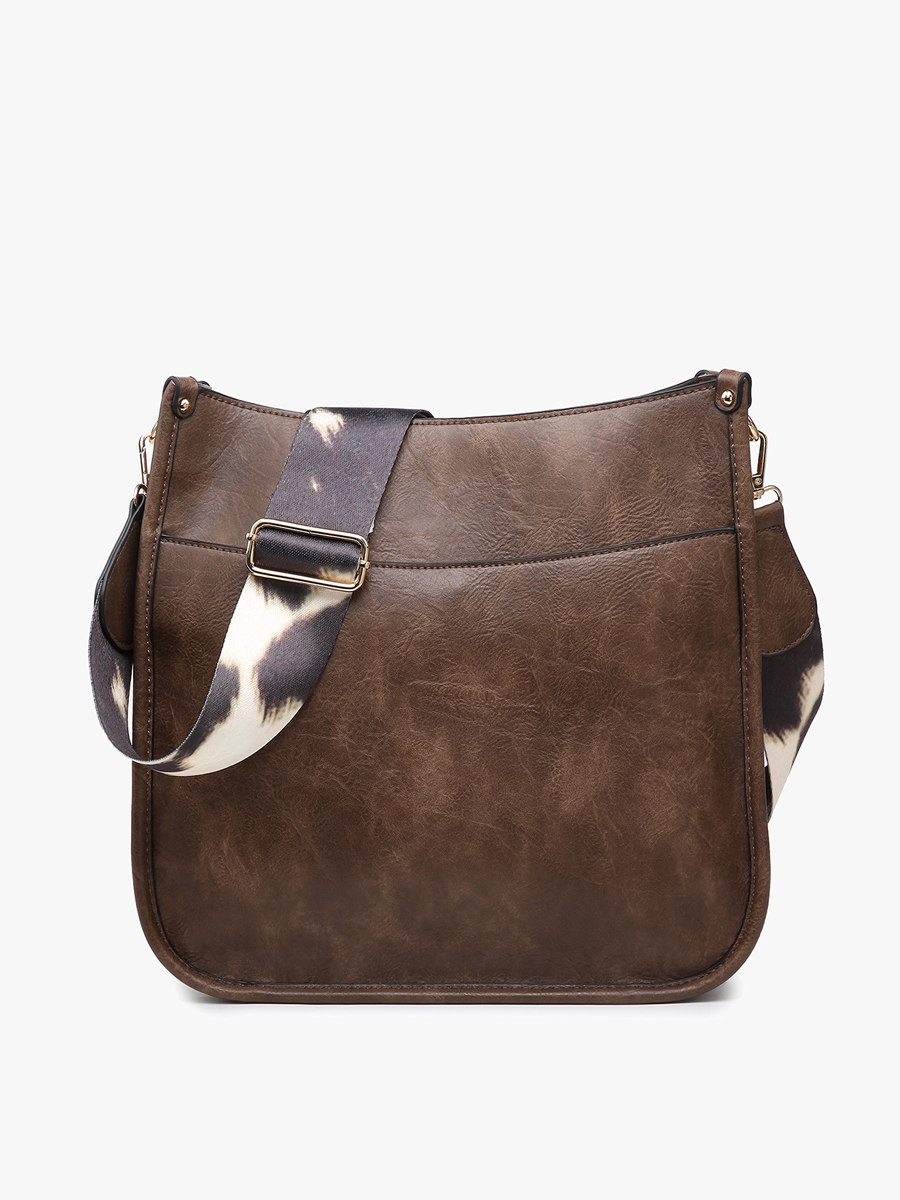 The Chloe Crossbody with Guitar Strap: Coffee